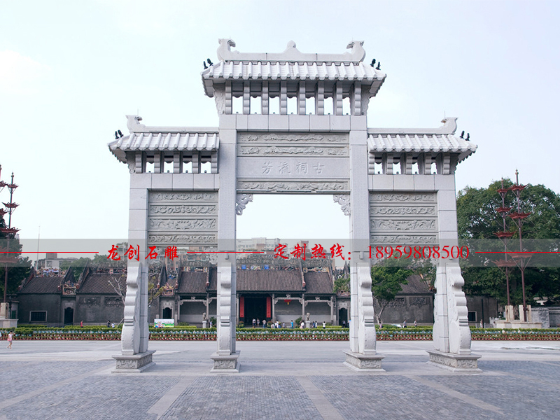 新農(nóng)村牌坊制作用什么石材？需要注意什么？